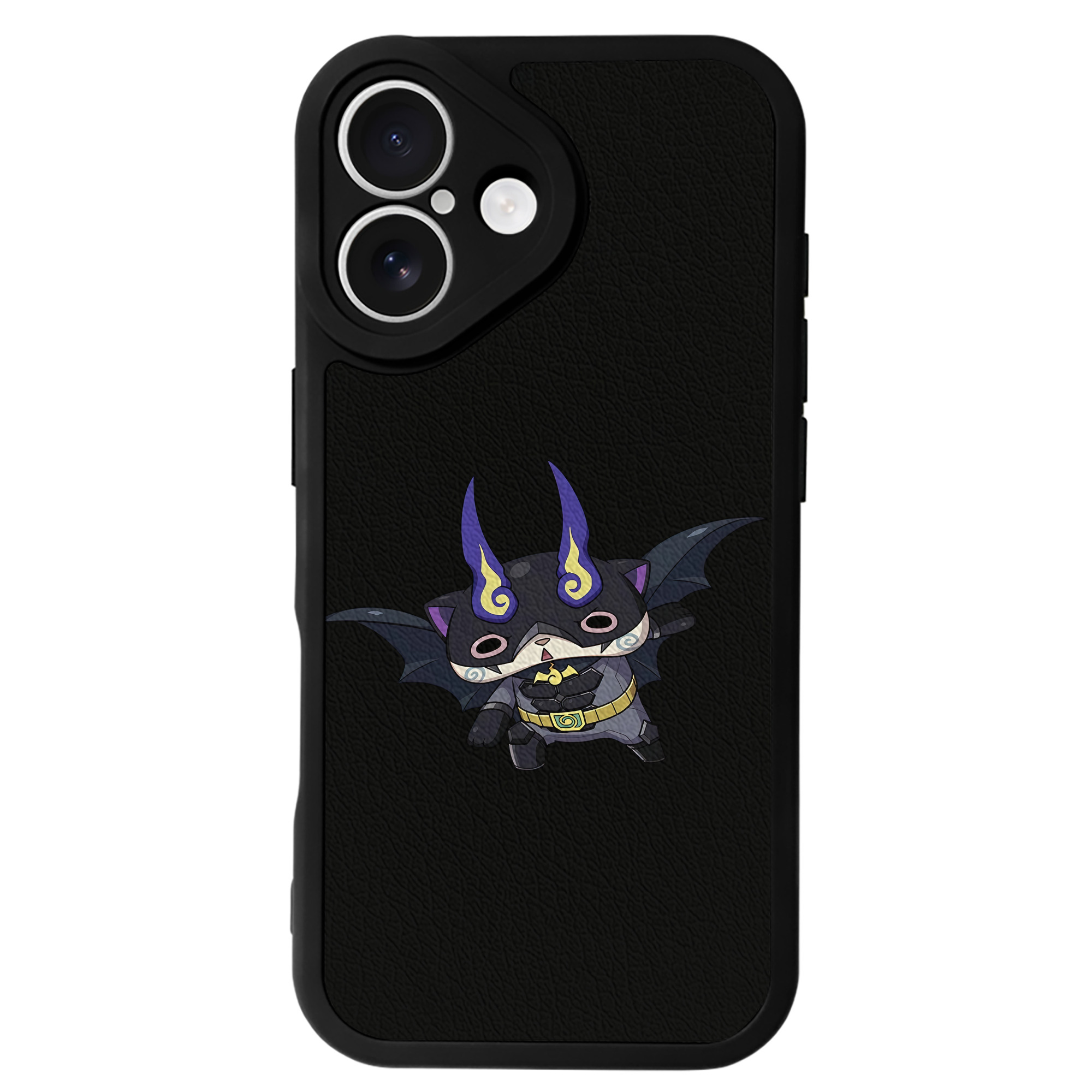 （画像用） 妖怪ウォッチ Yo-kai Watch 【iPhone 16シリーズ対応】シリコンスマホケース（レザー調） 材質：シリコン